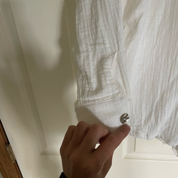 Maurie and Eve long sleeve linen romper, never worn, size 4 - Picture 4 of 7